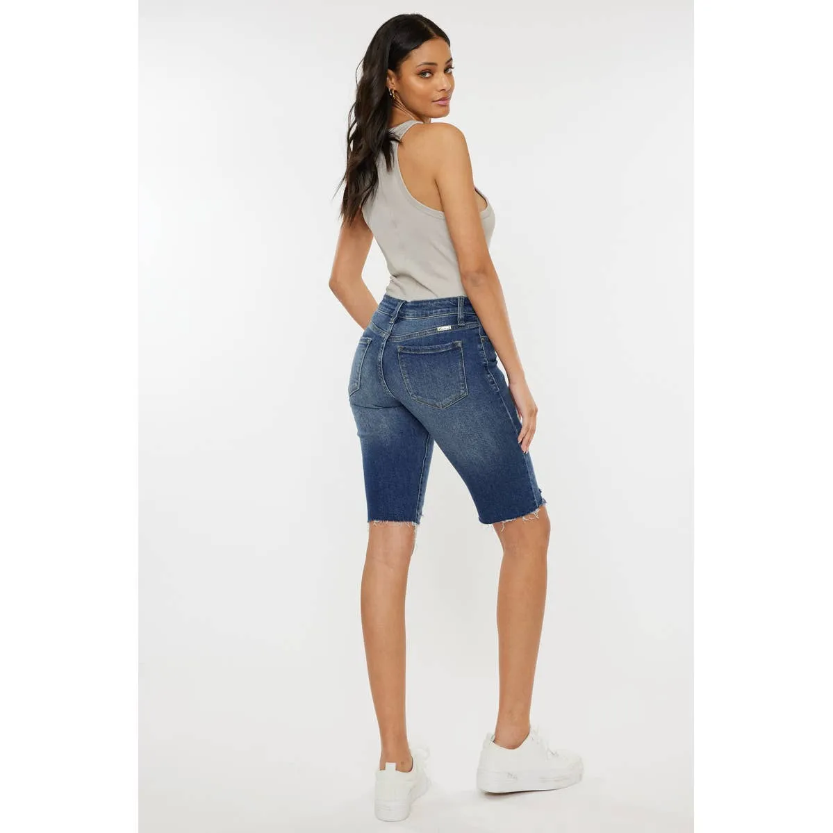 Mid-Rise Bermuda Stretch Short