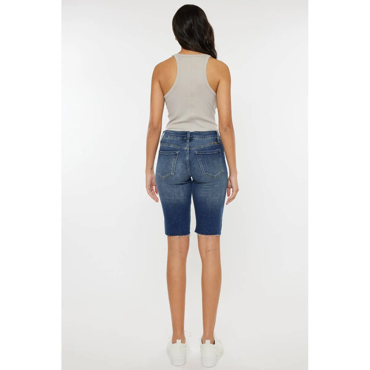 Mid-Rise Bermuda Stretch Short