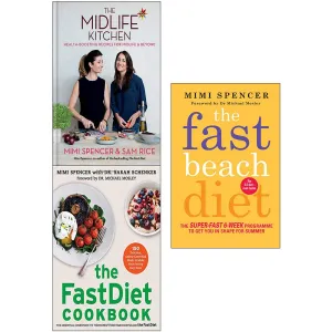 Midlife kitchen[hardcover], fast beach diet and cookbook 3 books collection set