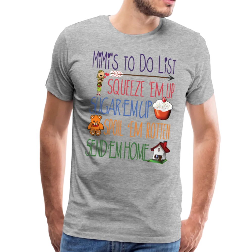 Mimi's ToDo List Men's Premium T-Shirt (CK1615)