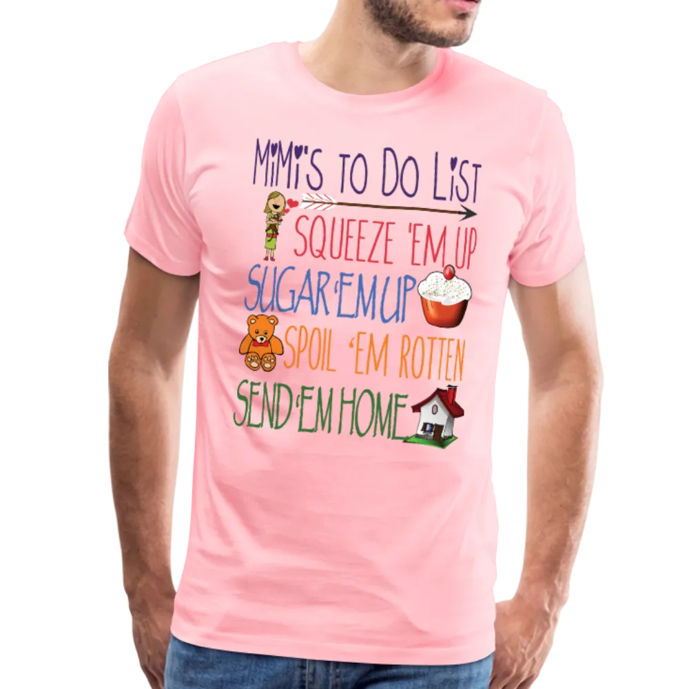 Mimi's ToDo List Men's Premium T-Shirt (CK1615)