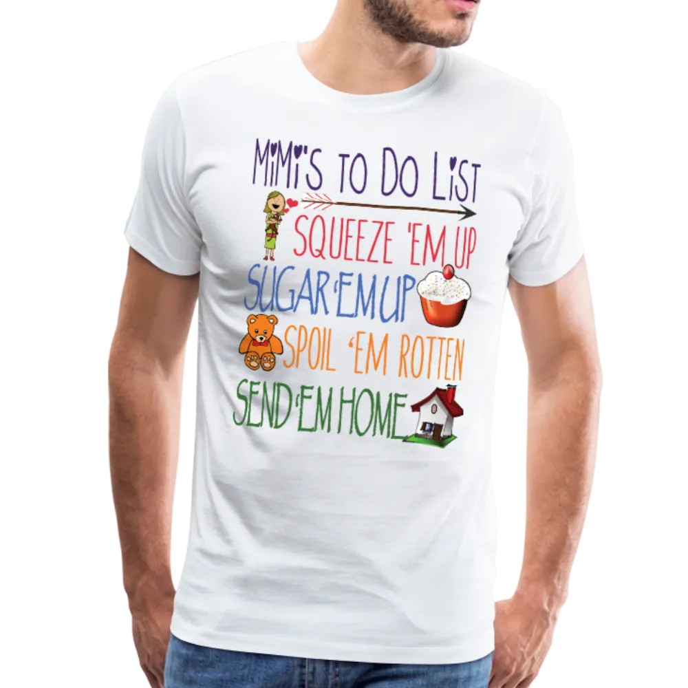Mimi's ToDo List Men's Premium T-Shirt (CK1615)