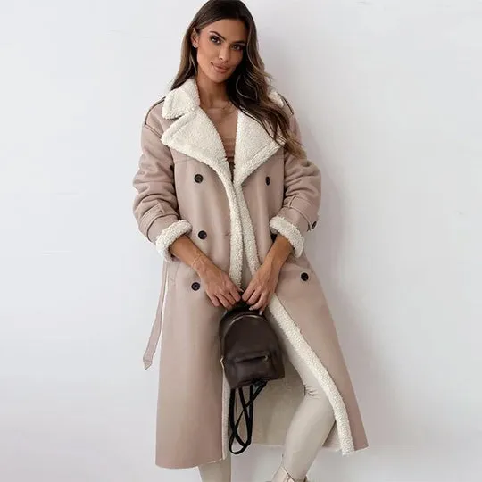 Monroe - elegant long winter coat for women