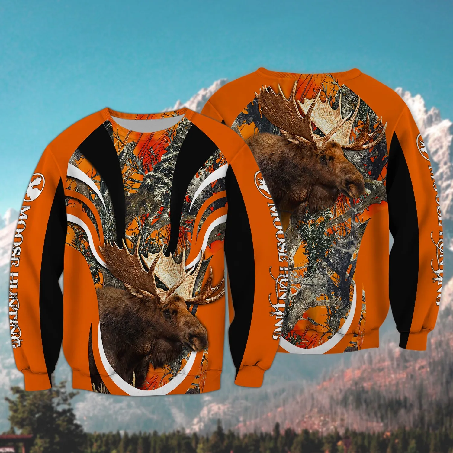 Moose Hunting - 3D Full Print Shirts - Tad 526
