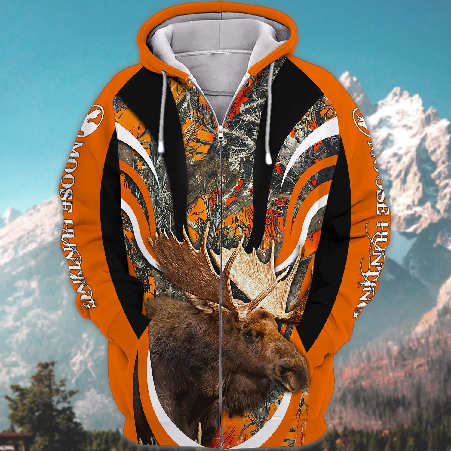 Moose Hunting - 3D Full Print Shirts - Tad 526
