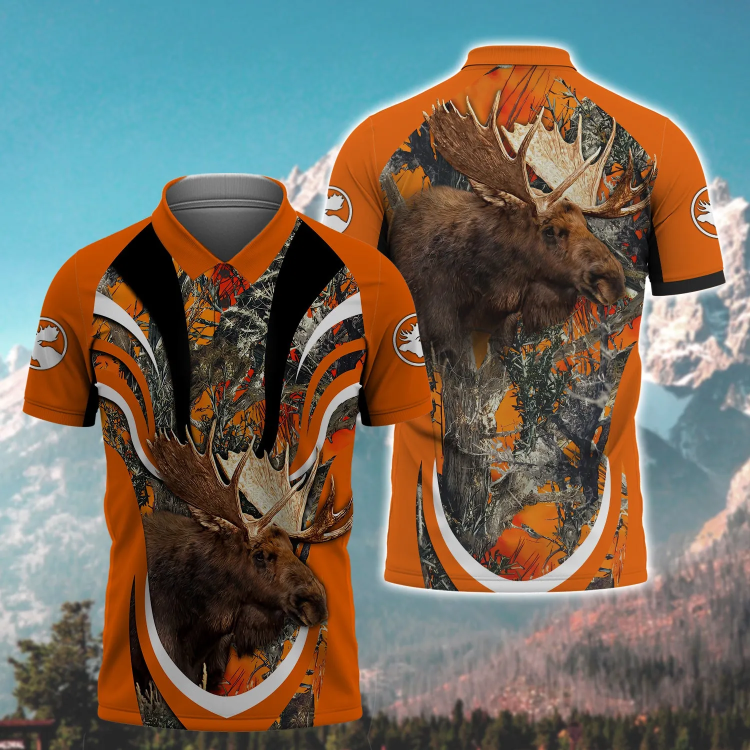 Moose Hunting - 3D Full Print Shirts - Tad 526