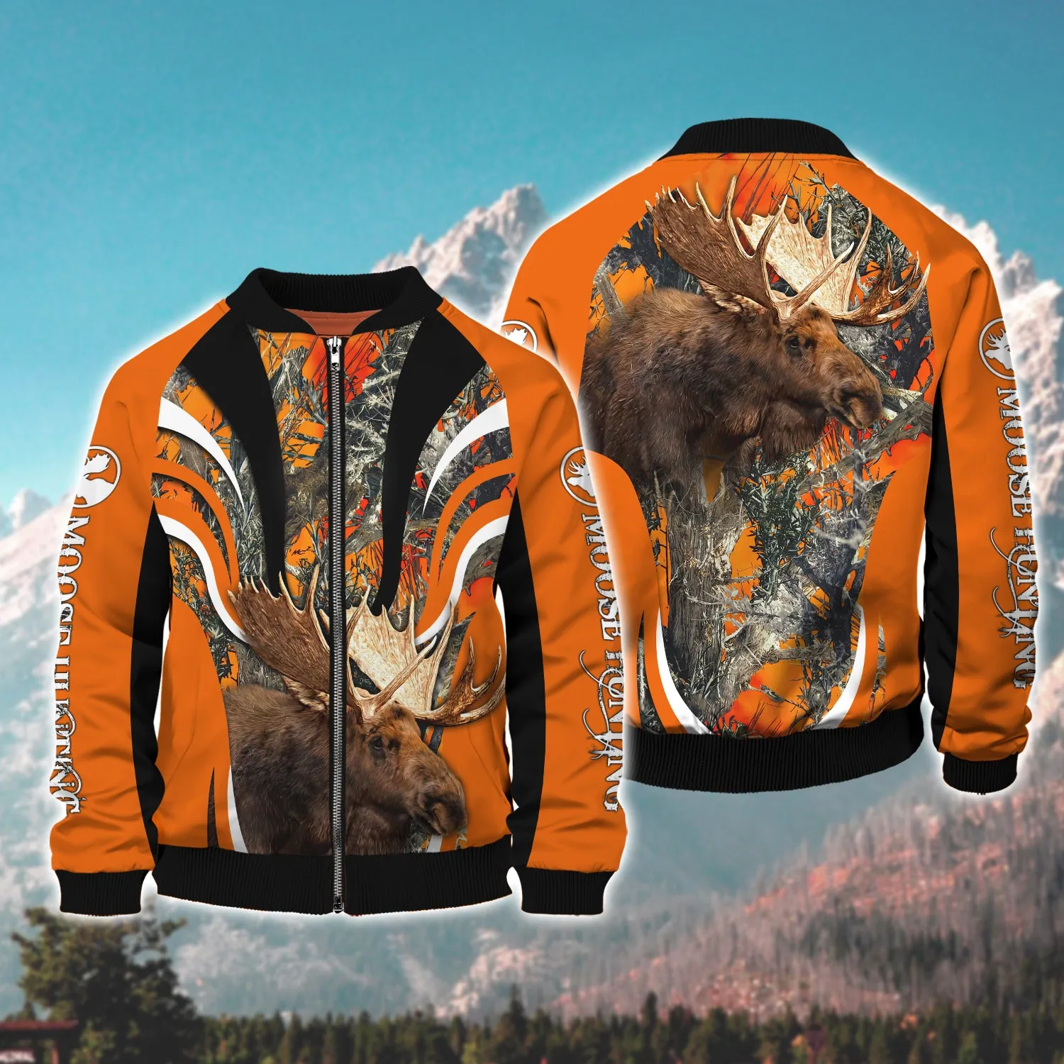 Moose Hunting - 3D Full Print Shirts - Tad 526