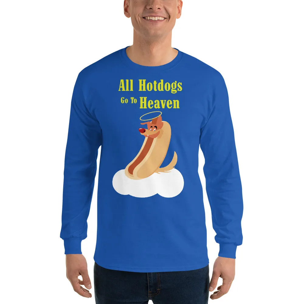 Movie The Food™ "All Hotdogs Go To Heaven" Long Sleeve T-Shirt