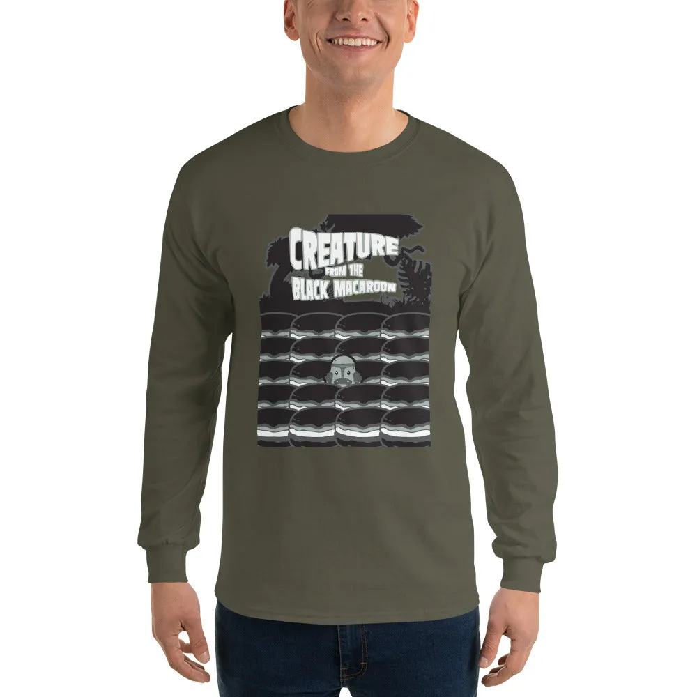 Movie The Food™ "Creature From The Black Macaroon" Long Sleeve T-Shirt