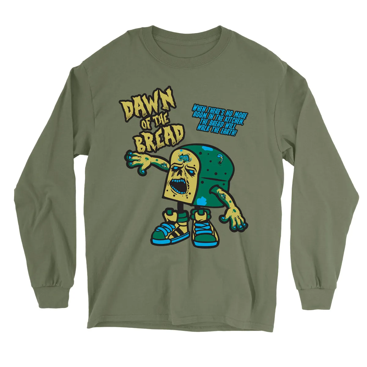 Movie The Food™ "Dawn Of The Bread" Long Sleeve T-Shirt