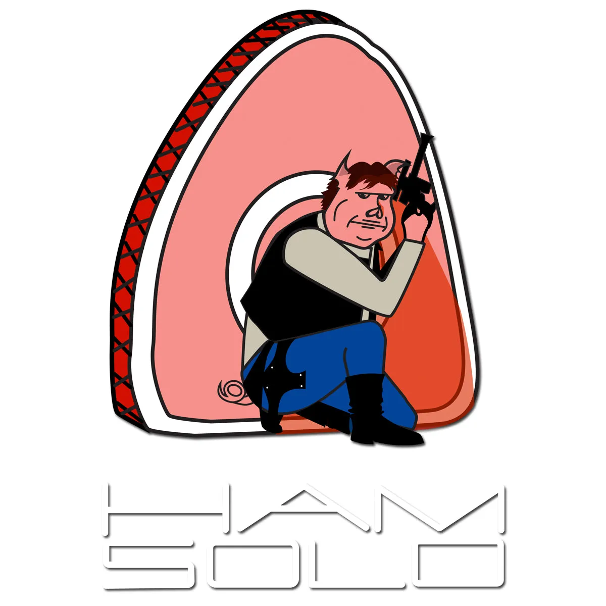Movie The Food™ "Ham Solo" Long Sleeve T-Shirt