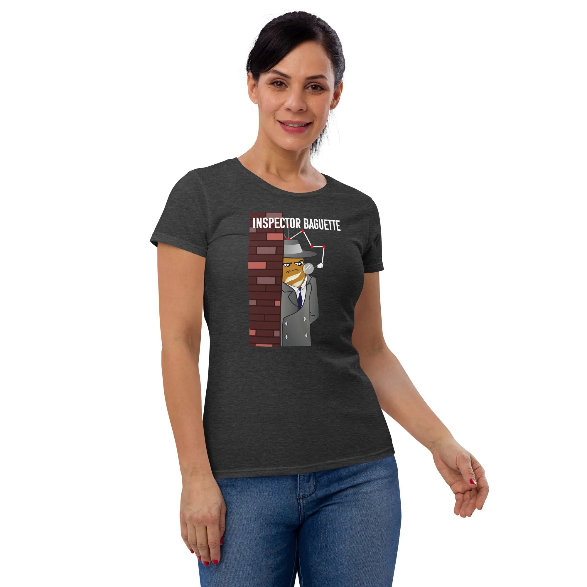 Movie The Food™ "Inspector Baguette" Women's T-Shirt