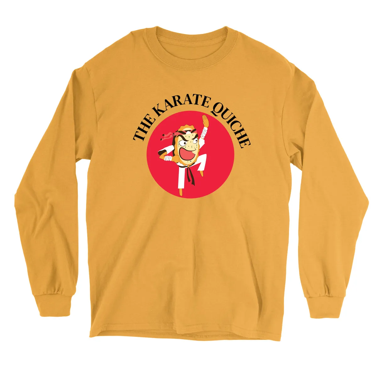 Movie The Food™ "The Karate Quiche" Long Sleeve T-Shirt
