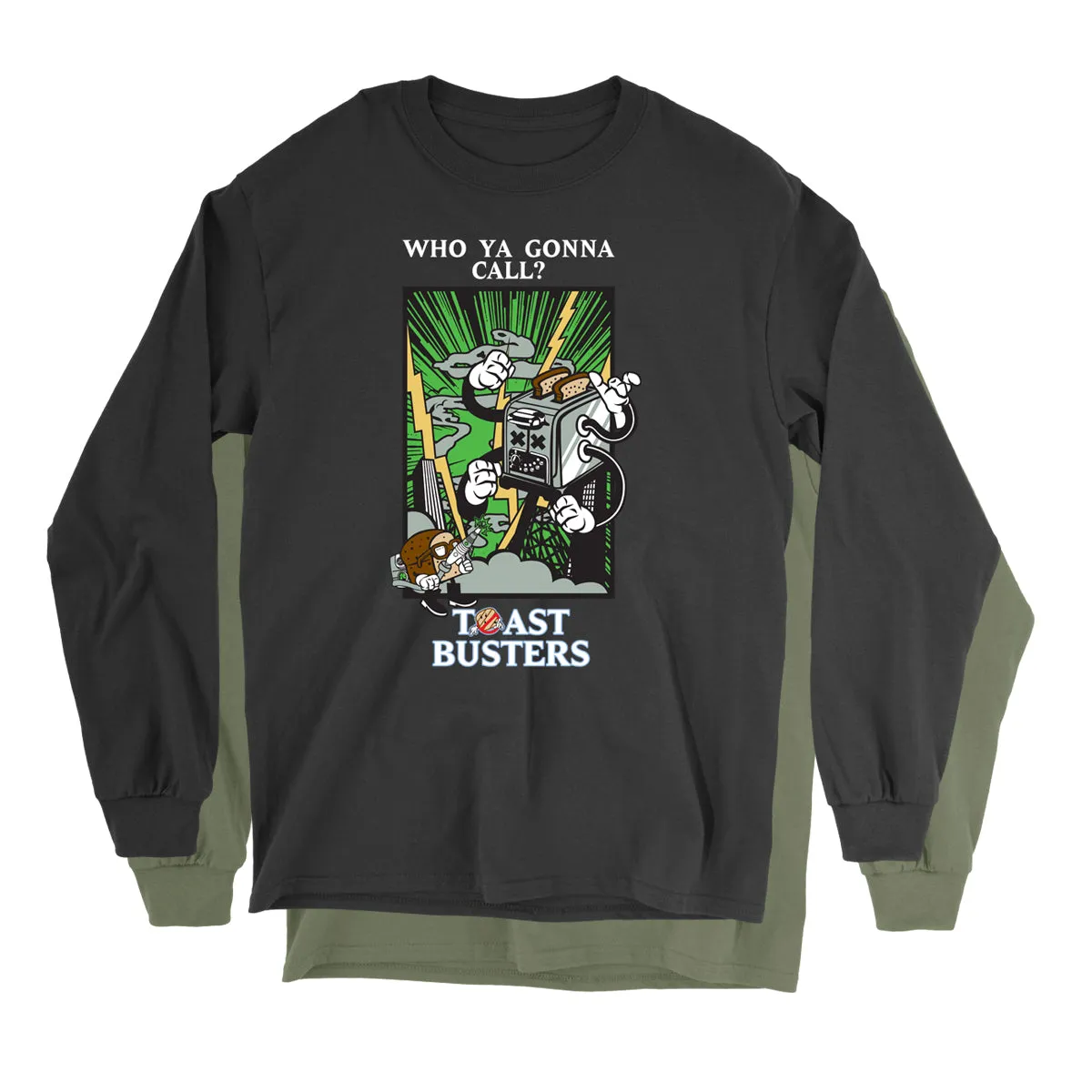 Movie The Food™ "Toastbusters" Long Sleeve T-Shirt