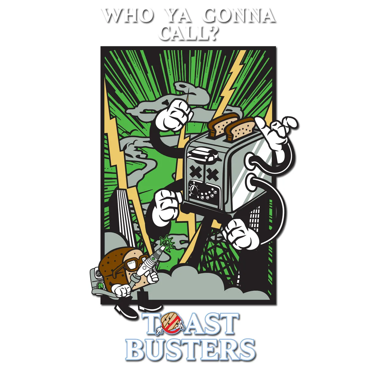 Movie The Food™ "Toastbusters" Long Sleeve T-Shirt