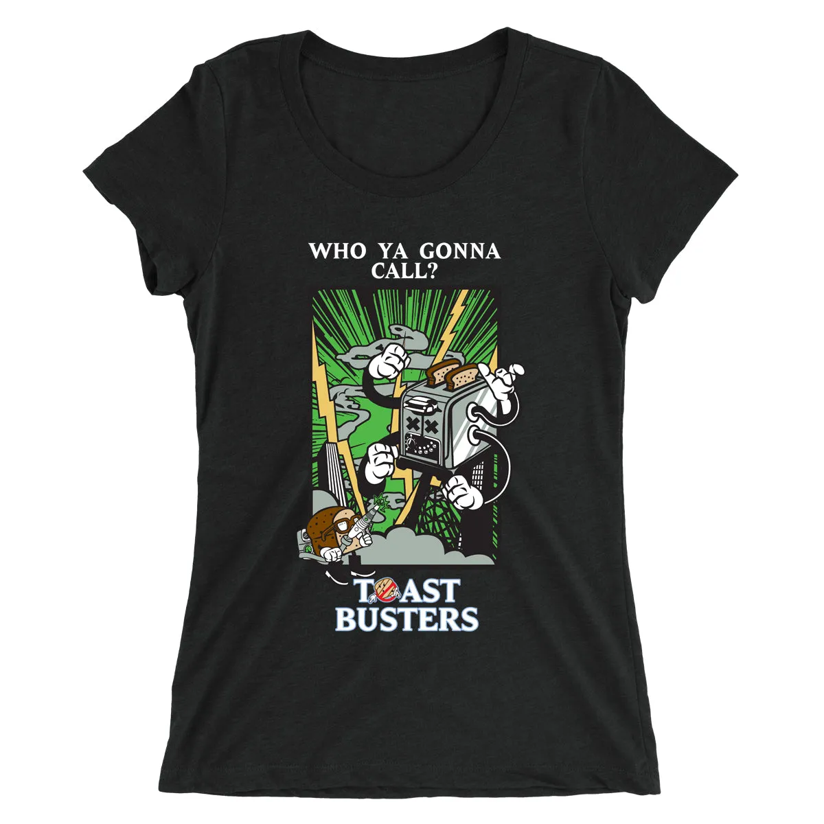 Movie The Food™ "Toastbusters" Women's T-Shirt