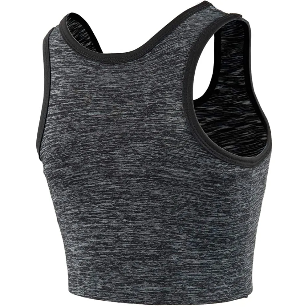 MRIMIN FTM 3 Rows Central Clasp Chest Binder Tank Top For Tomboy Transgender-MRB04