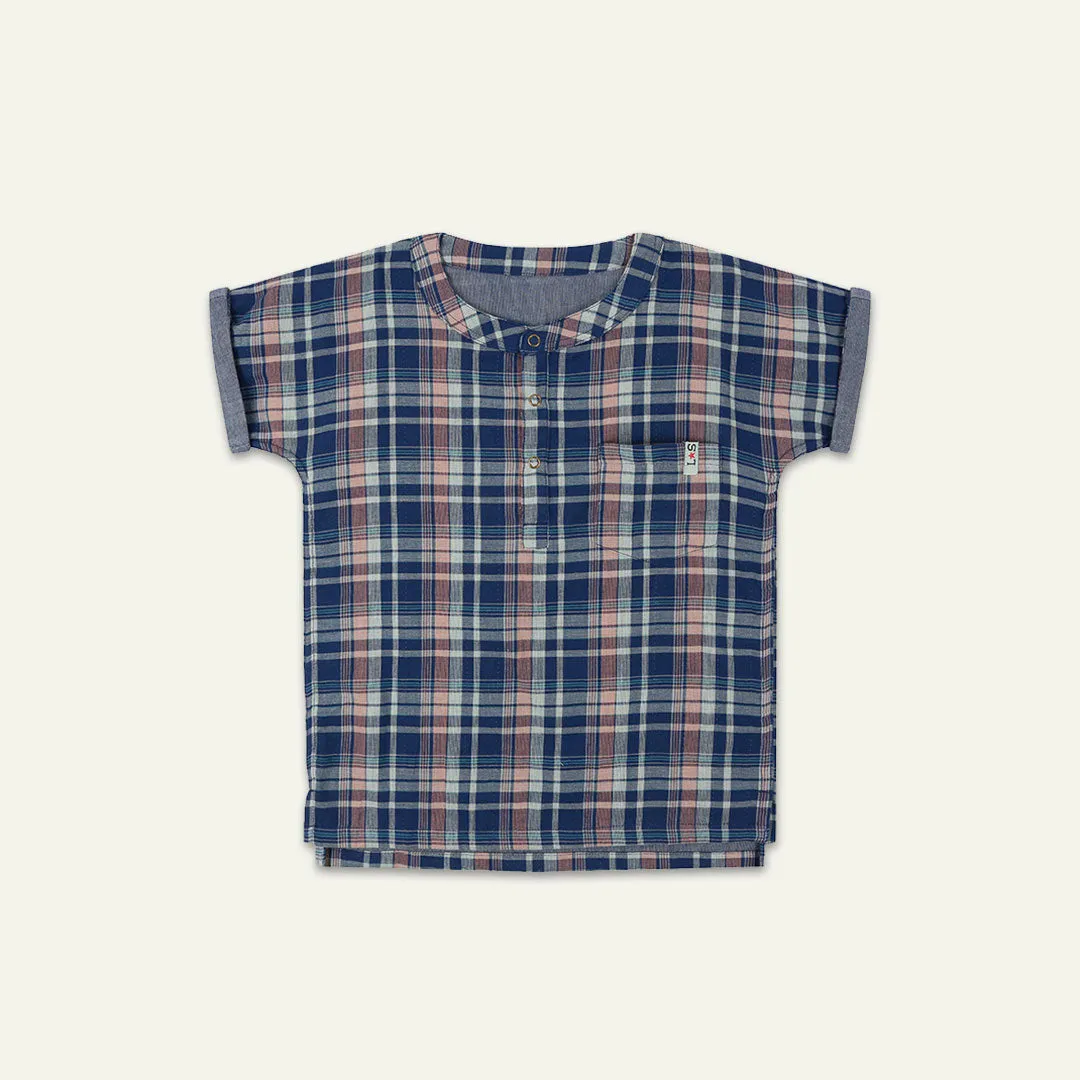 Multicoloured Check Print T-Shirt