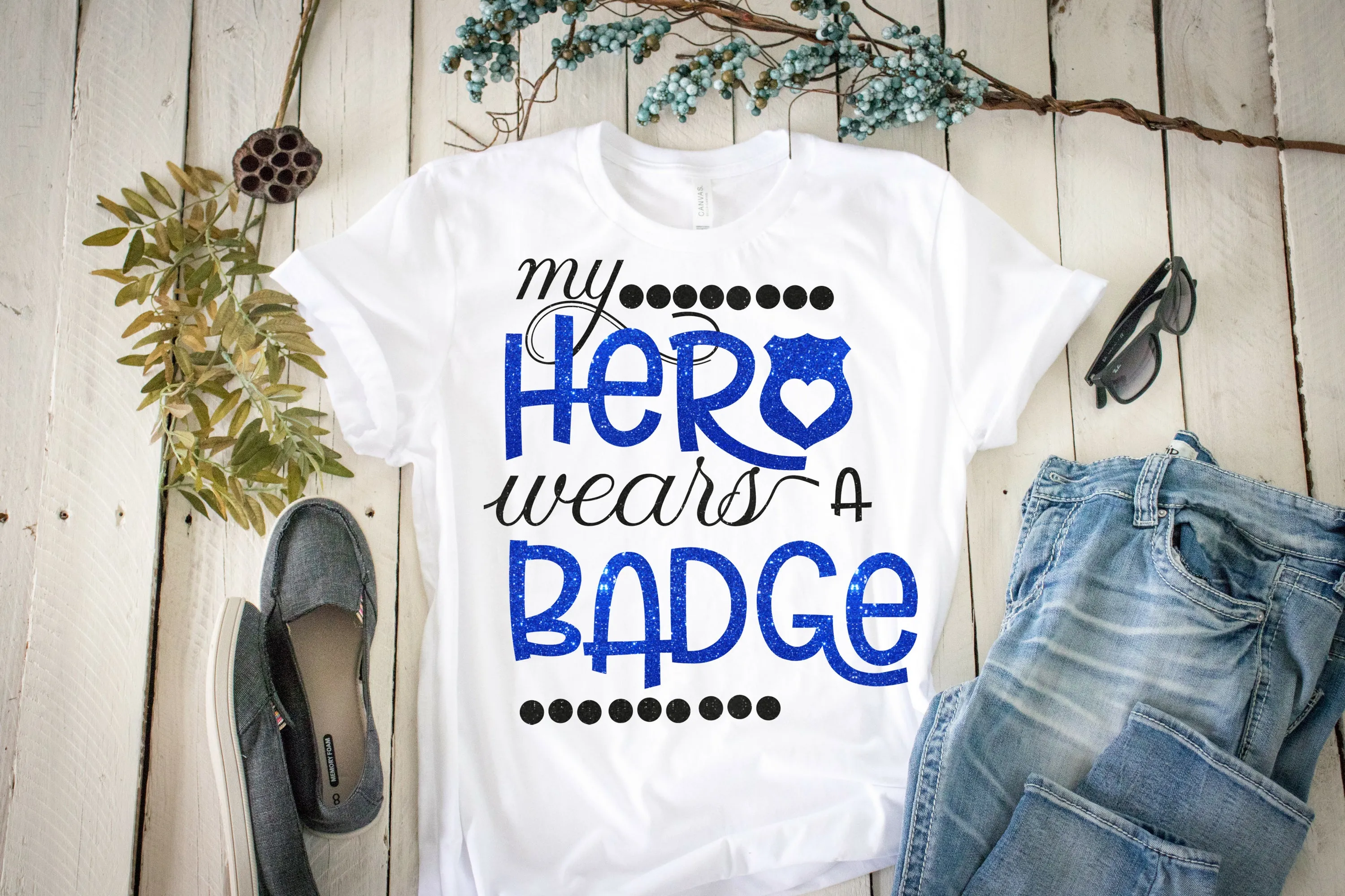 My hero wears a Badge