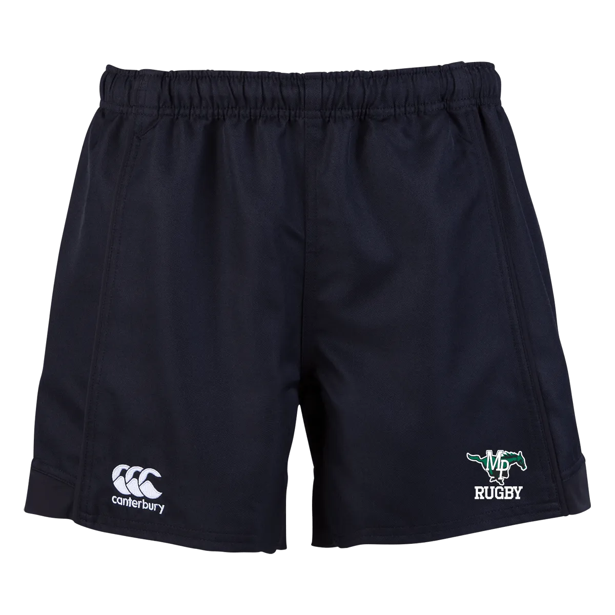 Myers Parks Crest Canterbury Black Advantage Rugby Shorts