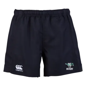 Myers Parks Crest Canterbury Black Advantage Rugby Shorts