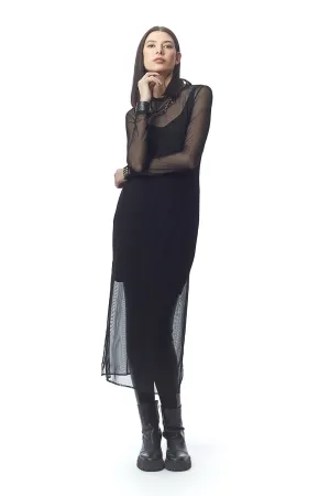 Napoli Long Mesh Dress