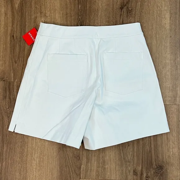 NEW Spanx On the Go Ultimate Opacity Classic White Shorts