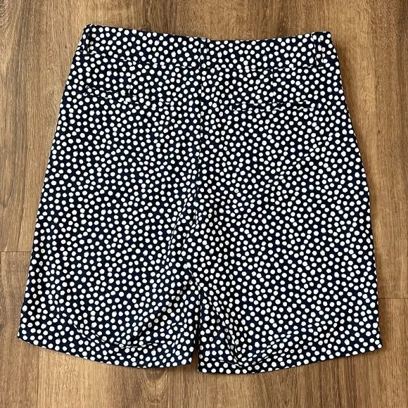 NEW Spanx Sunshine Shorts Navy Painted Dot- golf