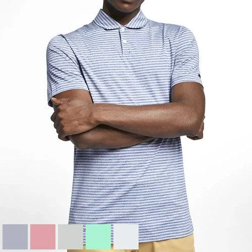 Nike Dri-FIT TW Vapor Striped Golf Polo S Green Glow (BQ6722-342)