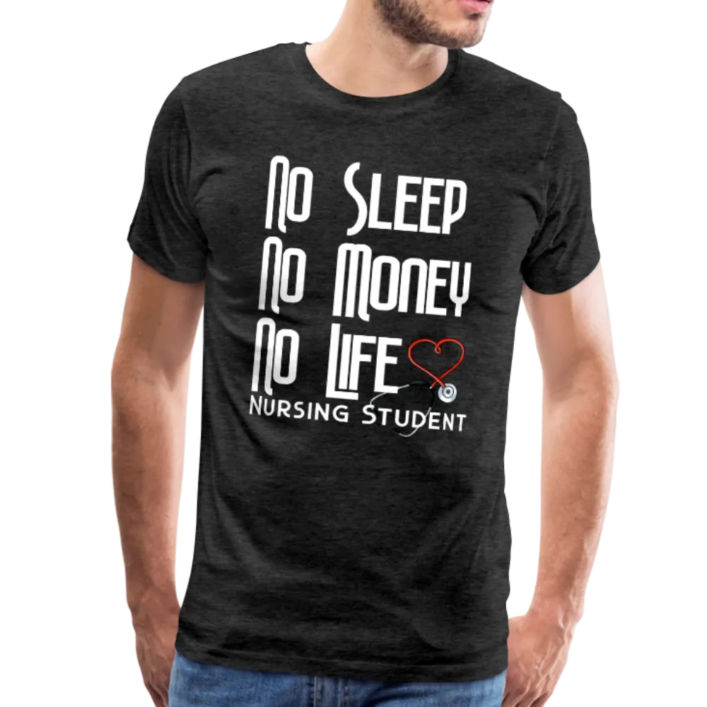 No Sleep No Money NO Life Men's Premium T-Shirt (CK1475U)