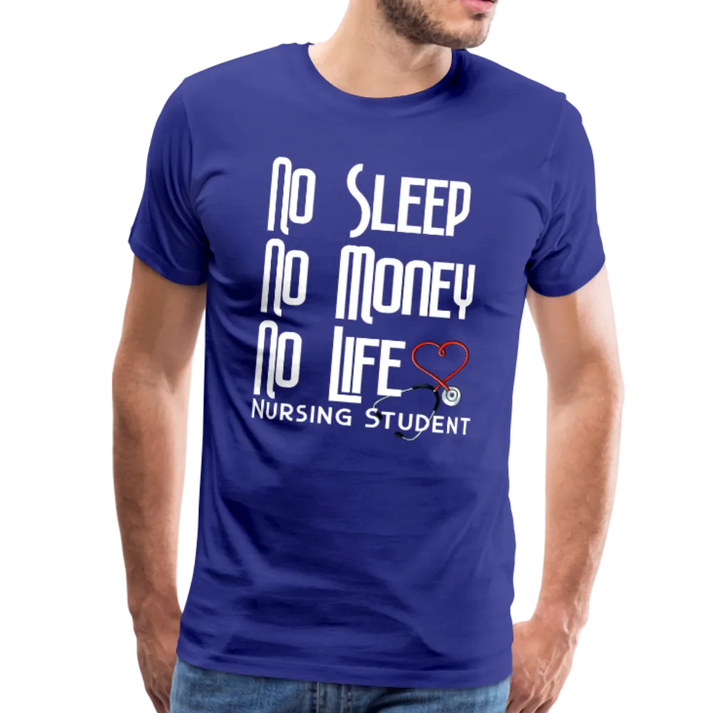 No Sleep No Money NO Life Men's Premium T-Shirt (CK1475U)