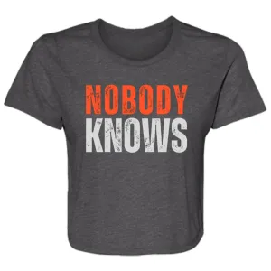 Nobody Knows Cropped Tee