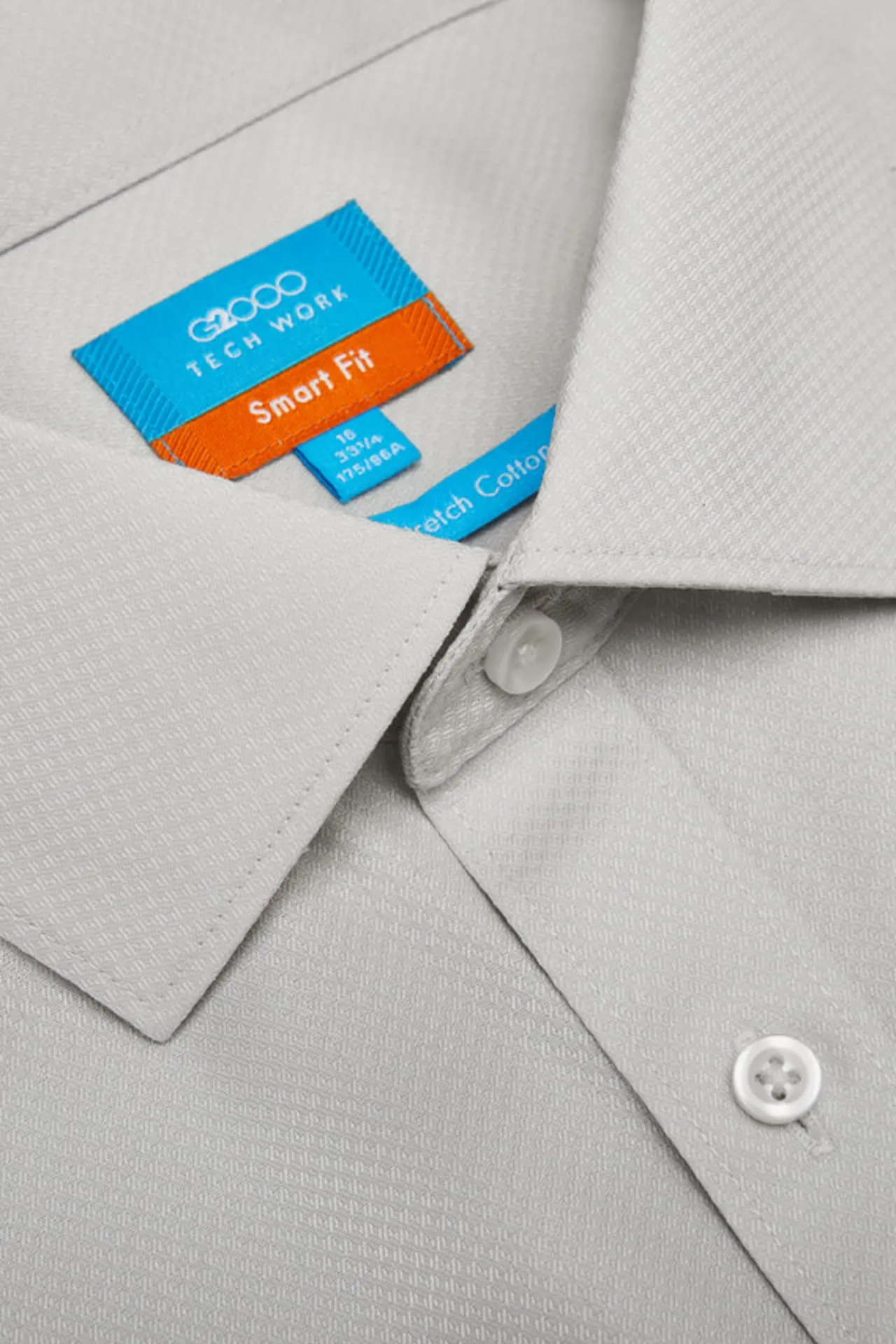 Non-Iron Cotton Stretch Smart Fit Texture Shirt