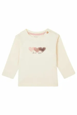 Noppies - Frehel Long Sleeve Tee - Buttercream