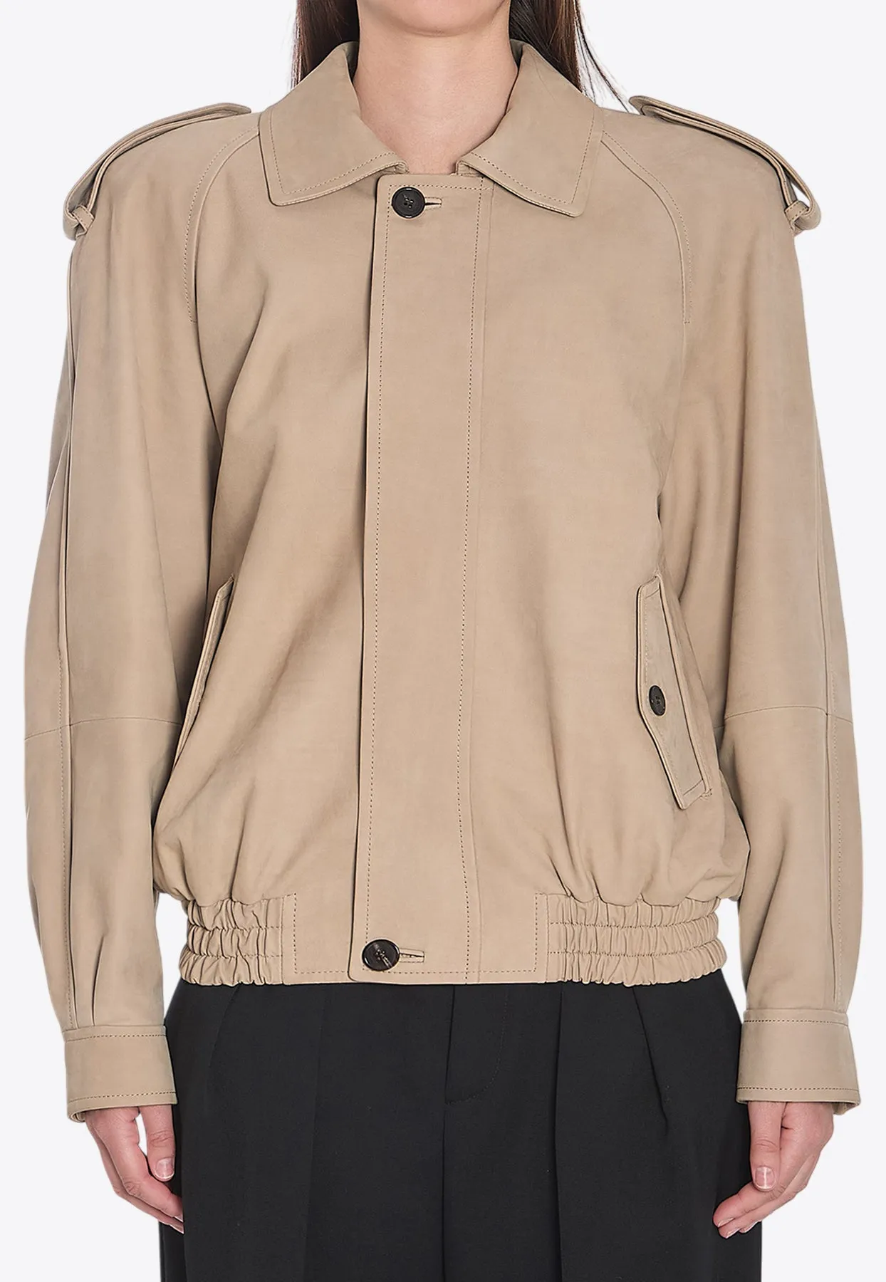 Nubuck Bomber Jacket