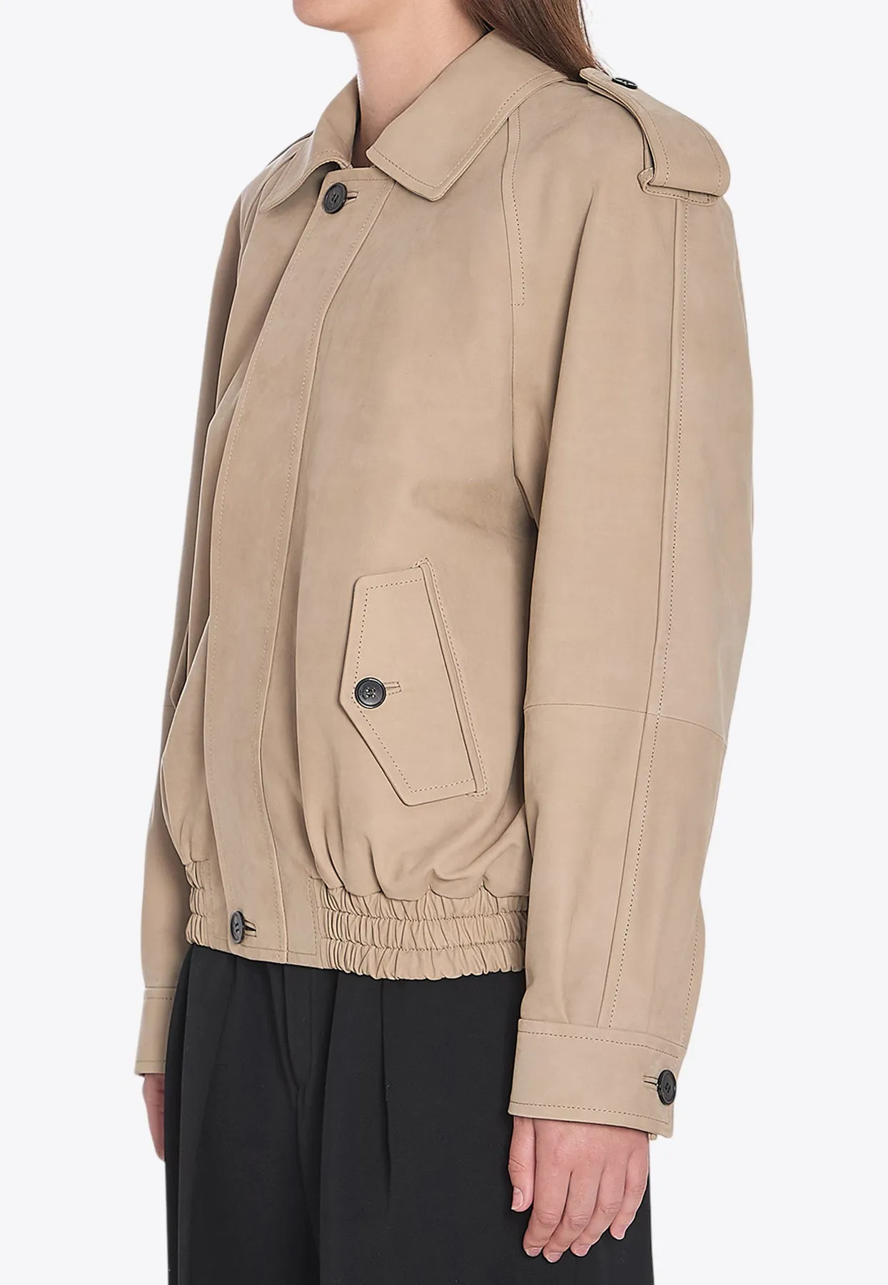 Nubuck Bomber Jacket
