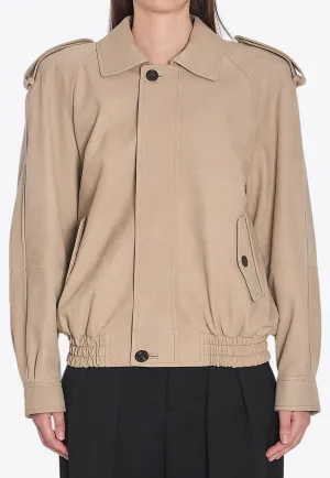 Nubuck Bomber Jacket
