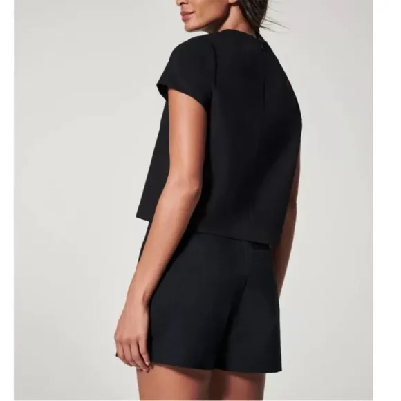 NWT Spanx the perfect A Line shorts black XL