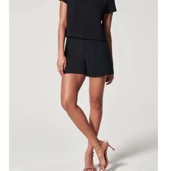 NWT Spanx the perfect A Line shorts black XL