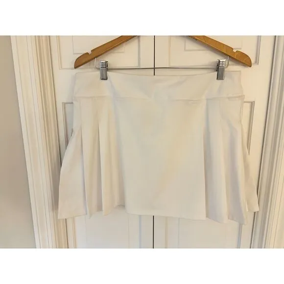 NWT Tommy Bahama White Side Pleated Golf/Athletic Skirt