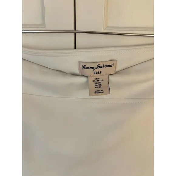 NWT Tommy Bahama White Side Pleated Golf/Athletic Skirt