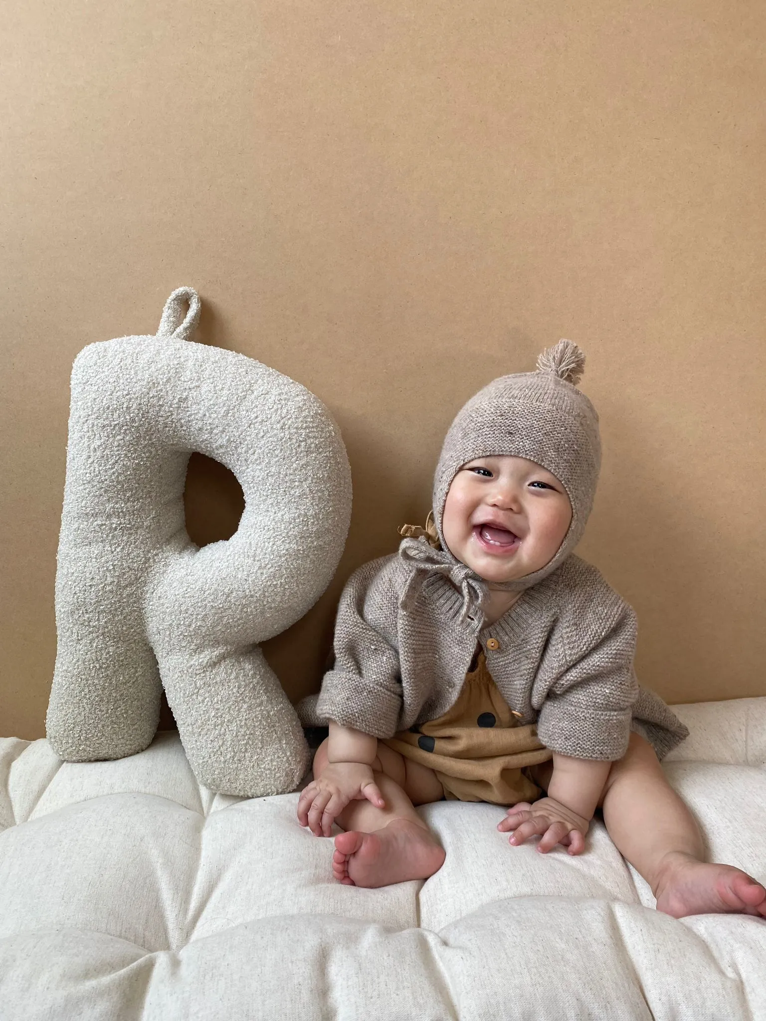 Oatmeal Wool Cardigan