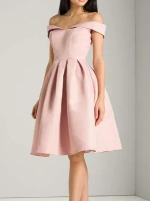 Off Shoulder Pink Cheap 2018 Homecoming Dresses Under 100, BDY0215