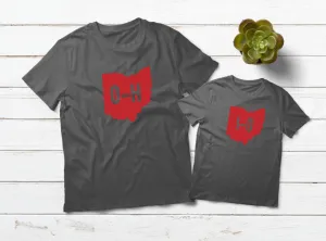 Ohio Father Son Matching Shirts