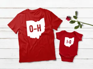 Ohio Father Son Matching Shirts