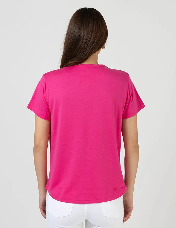 OMBRE VARSITY TEE