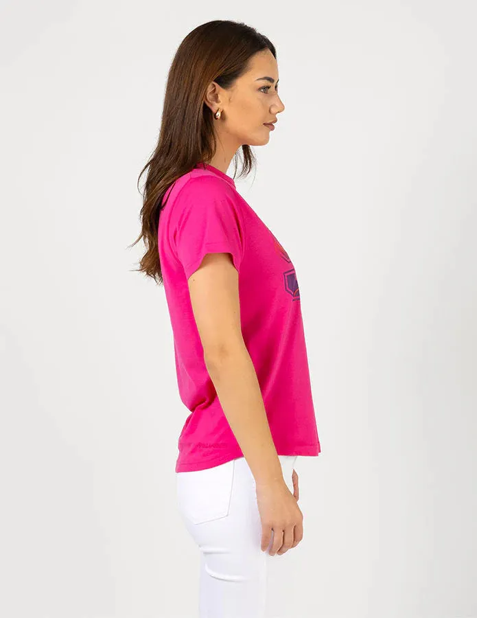 OMBRE VARSITY TEE
