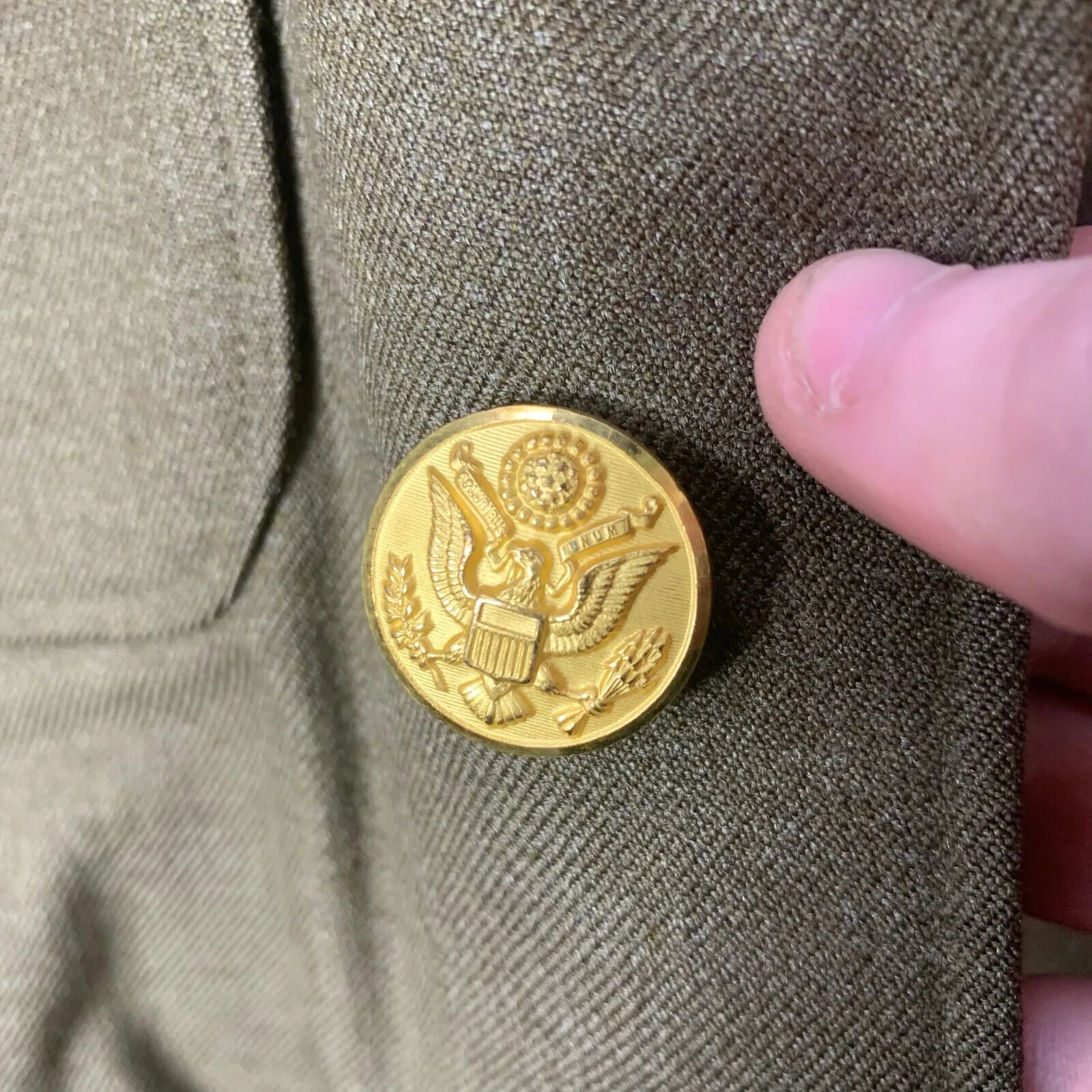 Original WW2 US Army Class A Dress Jacket 1940 - Private Ryan Prop - 38" Large