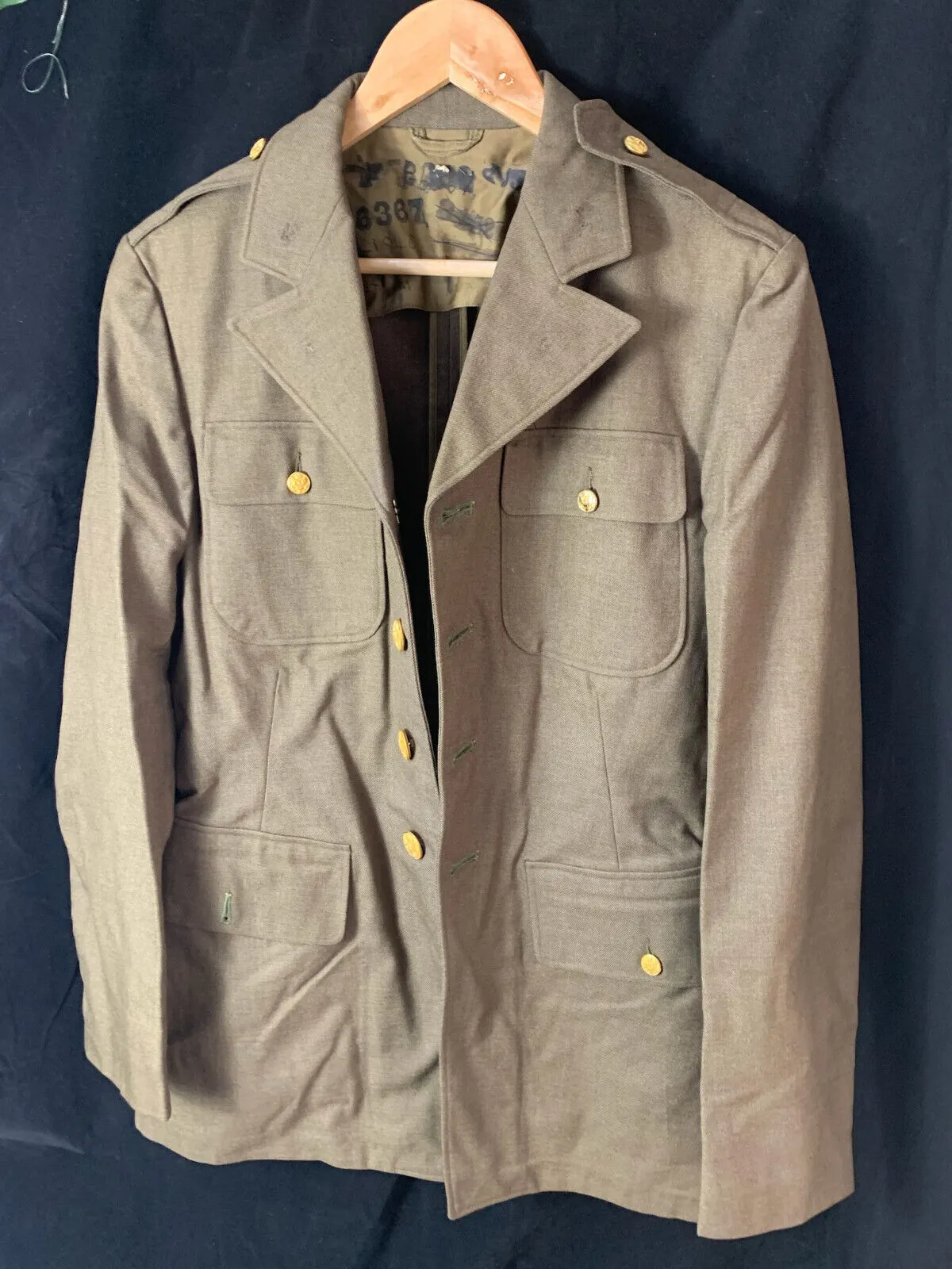 Original WW2 US Army Class A Dress Jacket 1940 - Private Ryan Prop - 38" Large
