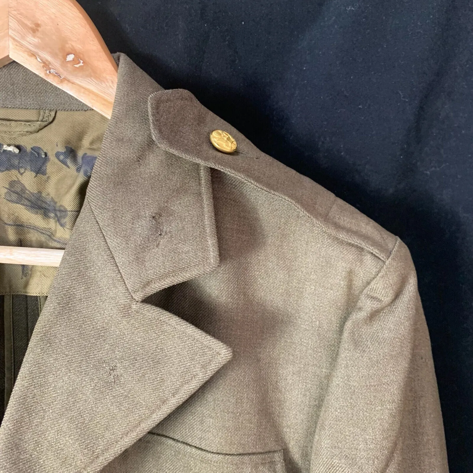 Original WW2 US Army Class A Dress Jacket 1940 - Private Ryan Prop - 38" Large